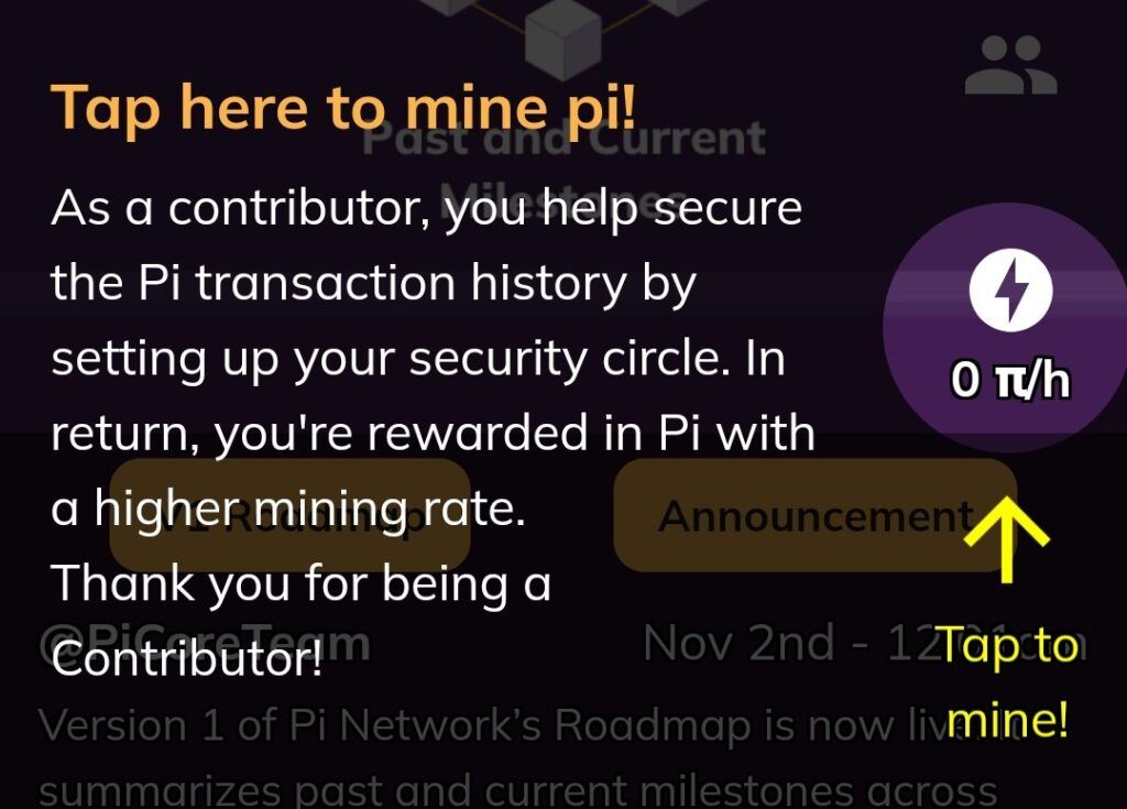 Is The Cryptocurrency Pi A Scam - Image Of Pi Mining Screen